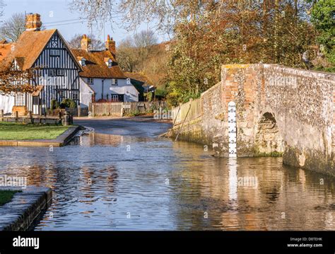 Kent countryside UK The ford at Eynsford Kent Stock Photo: 52169423 - Alamy