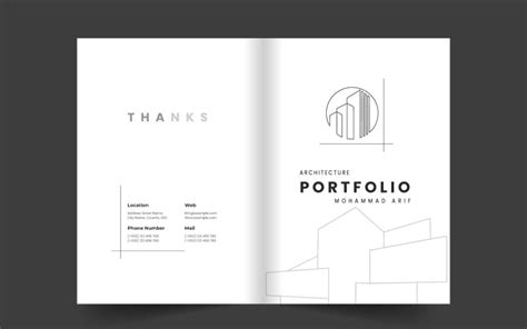 Architectural Portfolio Cover Page