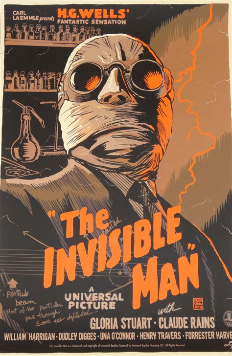 the invisible man | Horror movie posters, Old movie posters, Classic horror movies