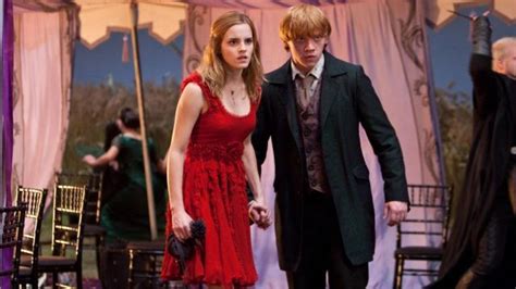 The dress of Hermione to the wedding of Bill and Fleur in Harry Potter ...