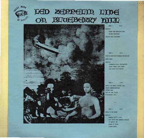 Led Zeppelin bootleg: 2LP Live on Blueberry Hill - Catawiki