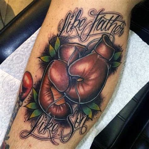 Boxing Gloves Tattoo Ideas - Images Gloves and Descriptions Nightuplife.Com