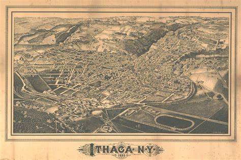 Historic Map - Binghamton, NY - 1882 | World Maps Online