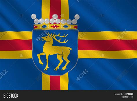 Flag Aland Islands Image & Photo (Free Trial) | Bigstock