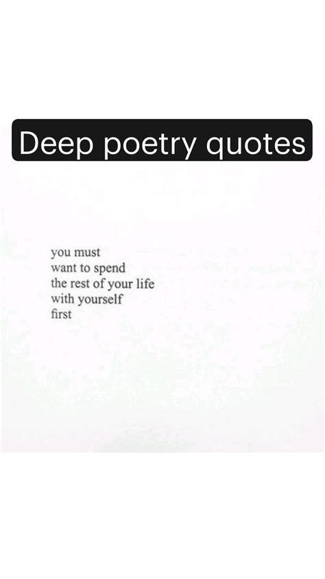 Deep poetry quotes | Life quotes, Quotes deep, Positive quotes