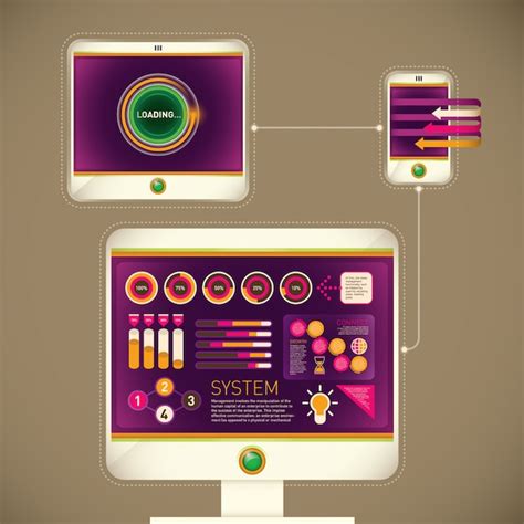 Premium Vector | Technology illustrations