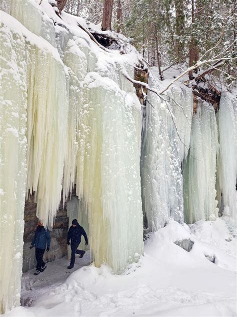 Eben ice caves are a winter adventure in Michigan's Upper Peninsula