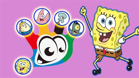 Spongebob Squarepants Finger Family Nursery Rhymes Lyrics - Finger Family ABC - YouTube