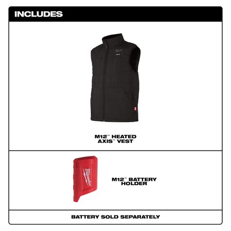 Milwaukee M12 AXIS Heated Vest - GME Supply