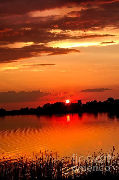 Red Sunset Beauty by Robert Bales | Red sunset, Sunset, Photo