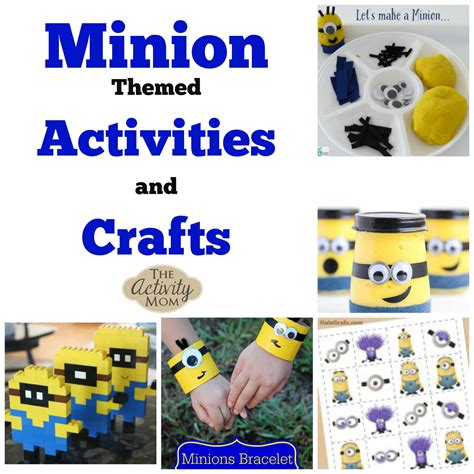 Minion Activities and Crafts for Kids - The Activity Mom