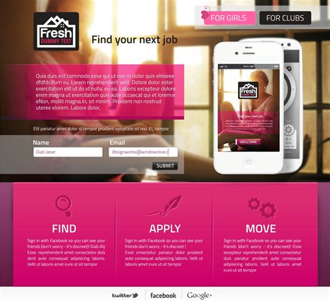 Elegant, Playful Web Design job. Website brief for a company in Germany