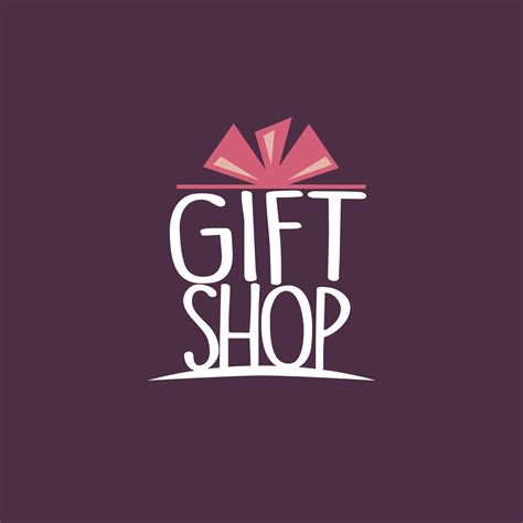 Gift shop logo design concept 8962521 Vector Art at Vecteezy