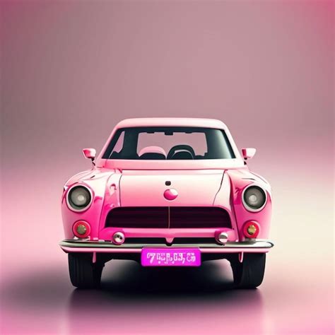 Premium AI Image | Pink Barbie Car