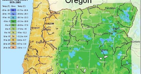 Farmers Know Best: Oregon USDA Plant Hardiness Zones Map