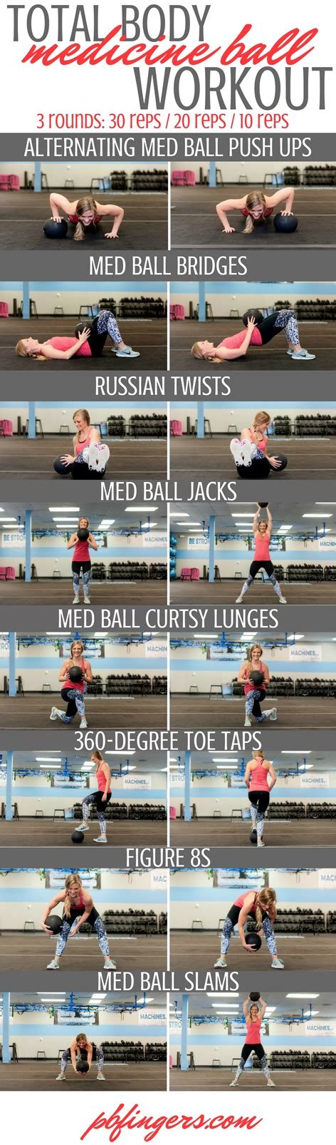 Total Body Medicine Ball Workout (All you need is a med ball!)