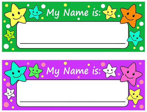 Printable Name Tags for Cubbies | Preschool name tags, Printable name tags, Cubby name tags