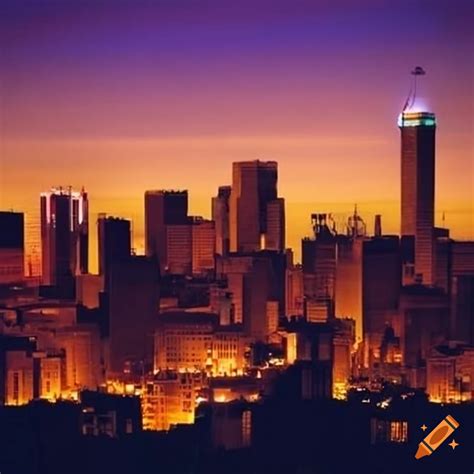 Johannesburg city skyline on Craiyon