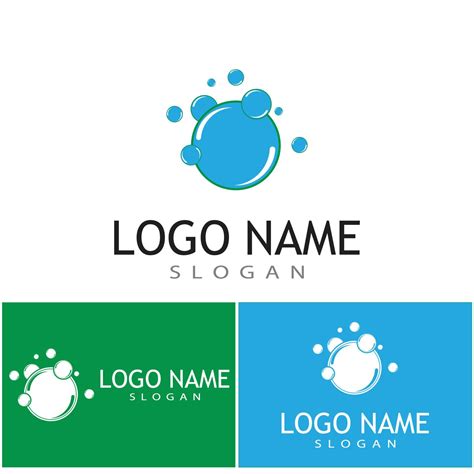 Bubble logo template vector icon illustration 8326458 Vector Art at ...