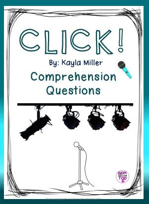 Click Graphic Novel Comprehension Questions | Made By Teachers