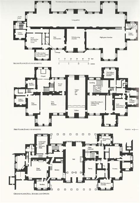 ON ENGLISH COUNTRY HOUSES | English country house plans, Mansion floor ...