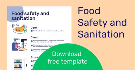 Food Safety And Sanitation Posters | My XXX Hot Girl