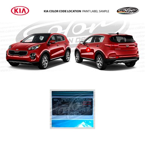 Paint Color Codes For Kia - Paint Color Ideas