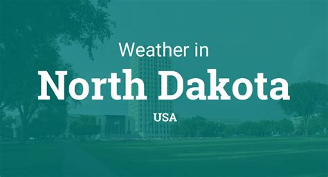 Weather in North Dakota, United States