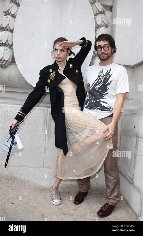 Sean Lennon and his girlfriend attending the Chanel's Spring-Summer 2010 ready-to-wear ...