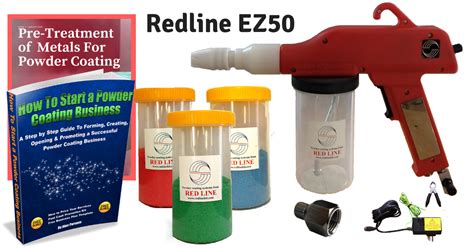 Red Line EZ50 Powder Coating Gun - POWDER COAT PRO (855-445-9660)