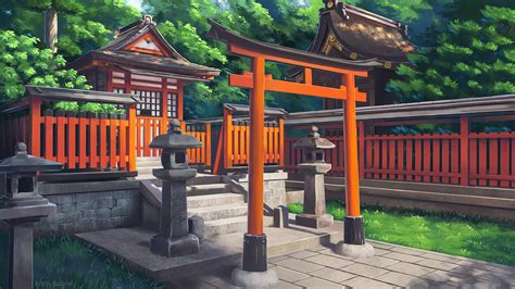 A Shinto Shrine by Badriel on Newgrounds