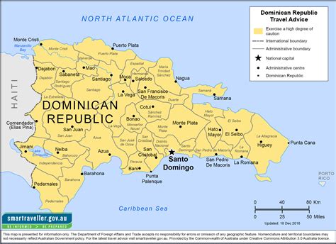 Printable Map Of Dominican Republic