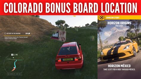 Forza Horizon 5 Colorado Bonus Board Location Horizon Origins - YouTube