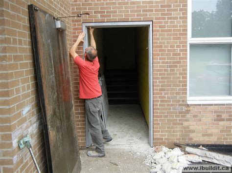 Installing a Metal Frame and Door - IBUILDIT.CA