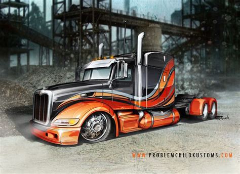 Custom Semi Truck Paint Jobs - Touch Paint