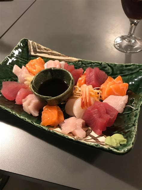 Sashimi platter starter at a new local Japanese restaurant - Dining and ...