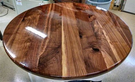 Round Walnut Table Top 4248custom Solid Black | Etsy | Walnut table top ...