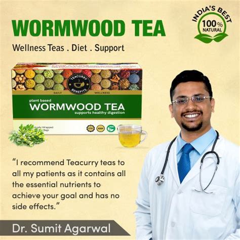 Buy Wormwood Artemesia Tea - Natural Detoxifier with Digestive and ...