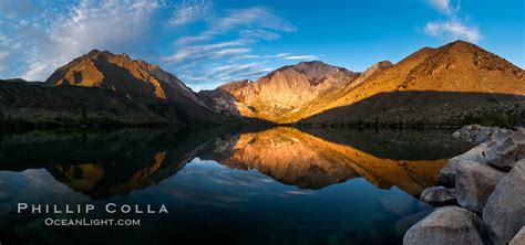 Convict Lake sunrise reflection, #26972