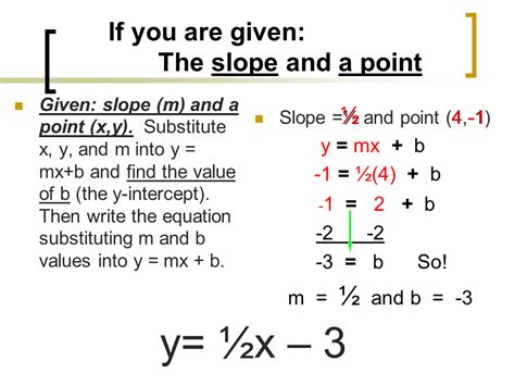 How To Find B In Y Mx Equation - Tessshebaylo