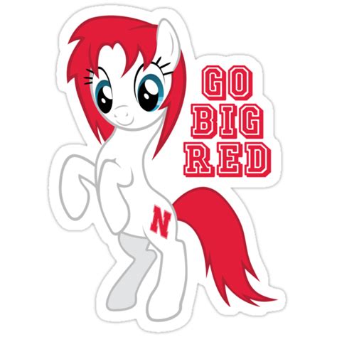 "Go Big Red" Stickers by sirhcx | Redbubble