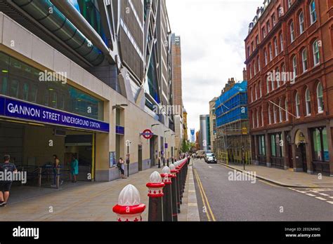 Cannon Street Underground Station in The City.Cannon Street station, also known as London Cannon ...