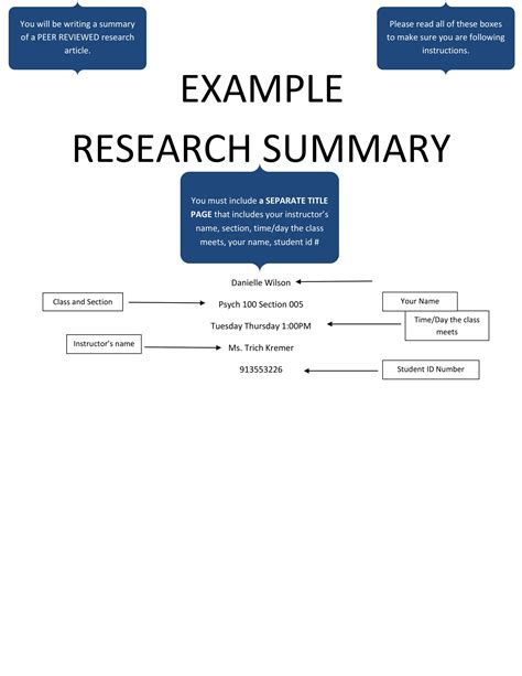 Research Summary - 5+ Examples, Format, How to Write, Pdf