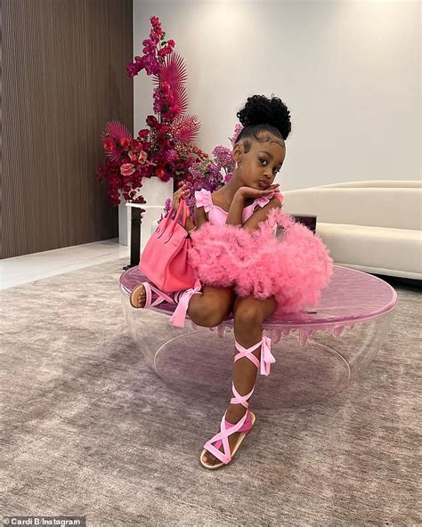 Cardi B and husband Offset give daughter Kulture a $20K Birkin bag for her fifth birthday (Photos)