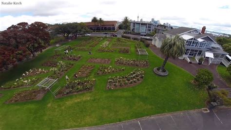 Auckland from above - Parnell Rose Gardens - YouTube