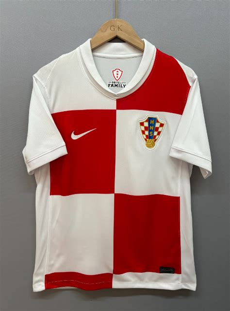 24/25 Season Croatia National Team Jersey Nike Home Football Shirt ...