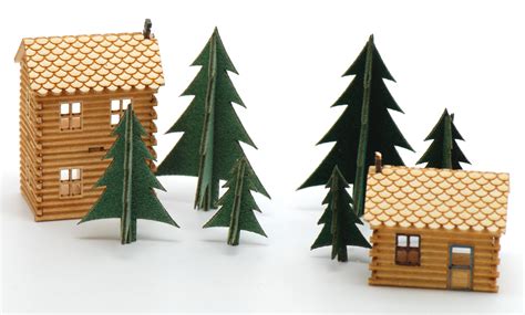 2 Story Log Cabin Kit | Stewart Dollhouse Creations