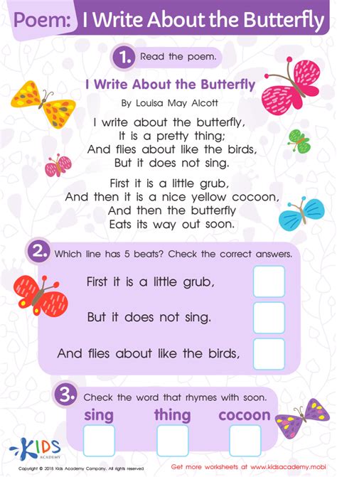 Poems About Butterflies