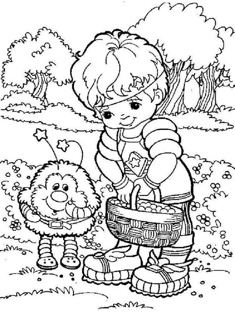 Rainbow Brite coloring pages