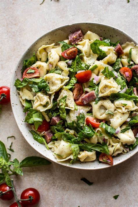 Spinach Tortellini Salad • Salt & Lavender